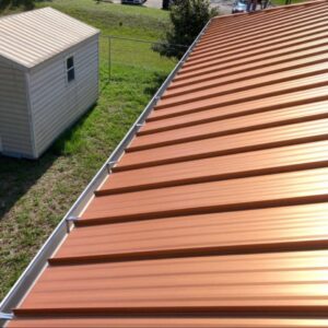metal roof and shed